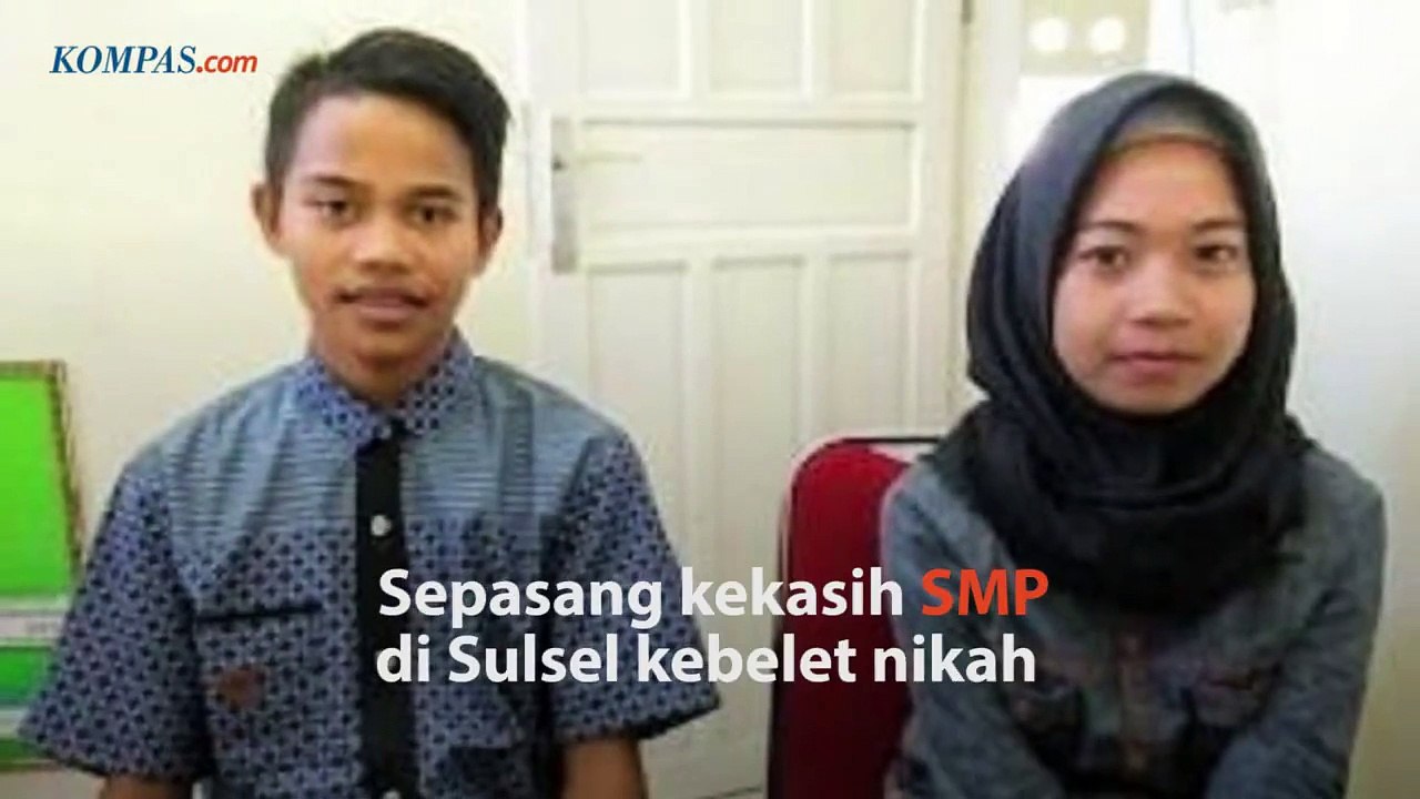 Pasangan yang masih dibawah umur ini  menikah karena takut tidur sendiri...Nih buat kamu yang takut tidur sendiri, ingin menikah saja gak nih?