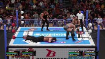 WWE 2K18 NJPW Wrestling Hinokuni 2018 EVIL and SANADA Vs Davey Boy Smith Jr. and Lance Archer