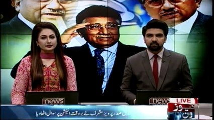 Musharraf says waiting for favourable time to return to Pakistan