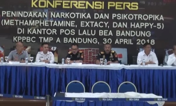 Bea Cukai Gagalkan Penyelundupan Narkoba Via Pos