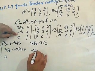 Matrix for tgt maths most question video 19