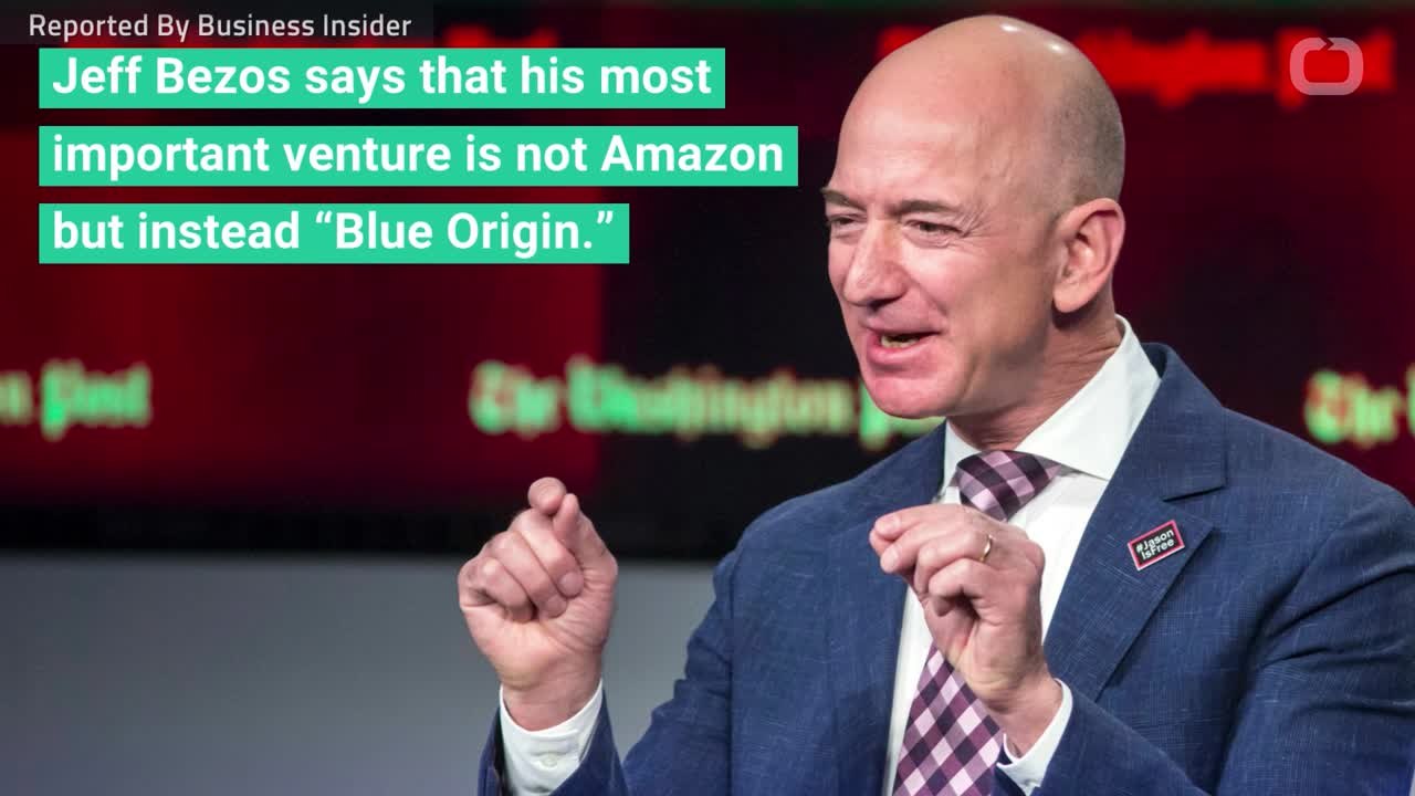 Jeff Bezos Most Important Work Is An Aerospace Startup