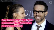 Ryan Reynolds Congratulates 'The Avengers' On Their Success