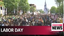 Labor Day demonstrations and celebrations across Korea