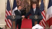 پخش زندهکنفرانس مشترک خبری دونالد ترمپ، رئیس جمهوری ایالات متحده و امانویل مکرون، رئیس جمهور فرانسه