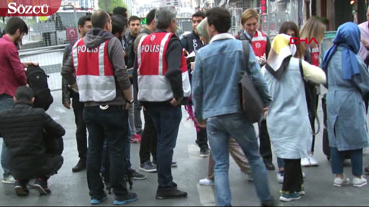 Taksim’de geniş güvenlik önlemleri