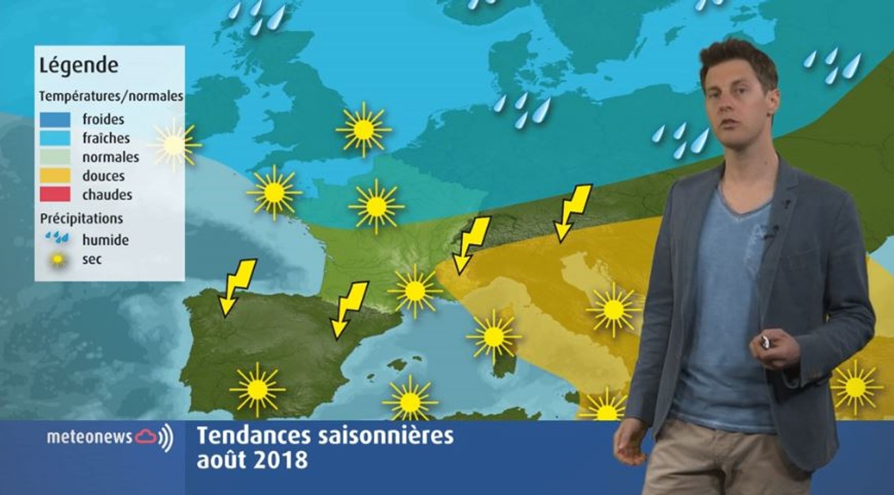 Prévisions météo pour les mois à venir : un été chaud, sec et orageux, juillet sera le mois le plus chaud