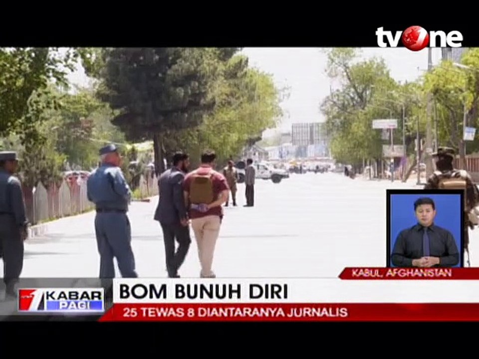 Bom Bunuh Diri di Kabul, 25 Orang Tewas