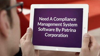 Compliance Management System Software By Patrina Corporation