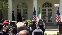 President Trump Hosts A Joint Press Conference With Nigerian President Buhari | TIME