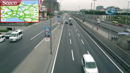 İstanbul trafiğinde 1 Mayıs rahatlığı