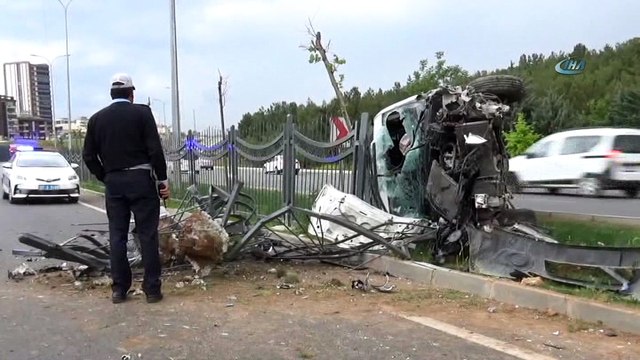 Gaziantep’te trafik kazası:1 yaralı