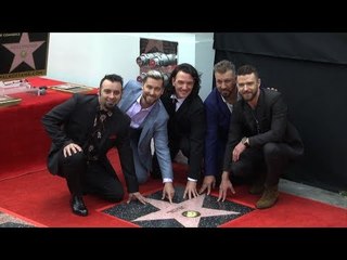 NSync honored with star on Hollywood's Walk of Fame
