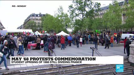 France marks 50 years since May 1968 protests