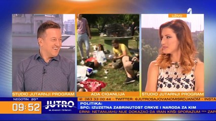 Jovana i Srdjan razmišljaju da li da odjave emisiju i odu na Adu da roštiljaju
