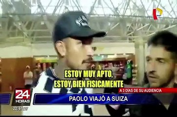Paolo Guerrero viajó a Suiza para audiencia con el TAS