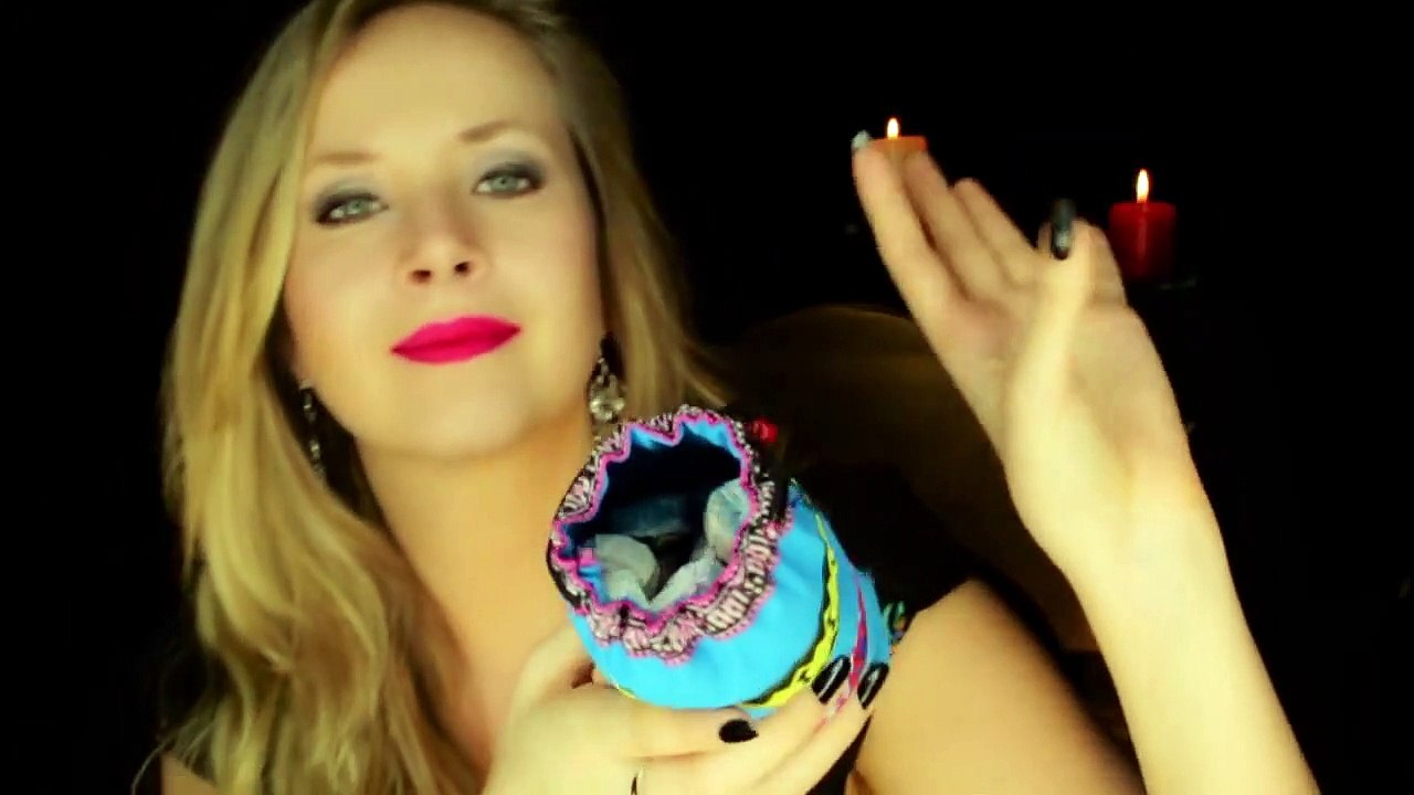 ASMRFortune teller: cleaning the aura, unintelligible whisper and blowing into the ears