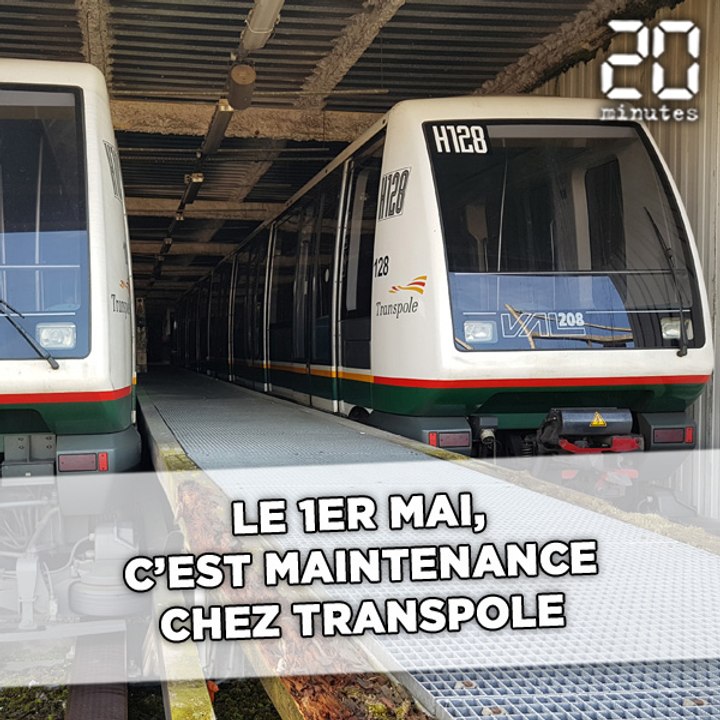 Opérations de maintenance du métro de Lille