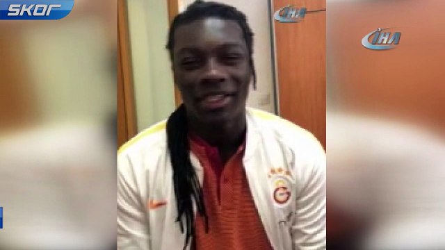 Gomis'ten genç hastaya geçmiş olsun videosu