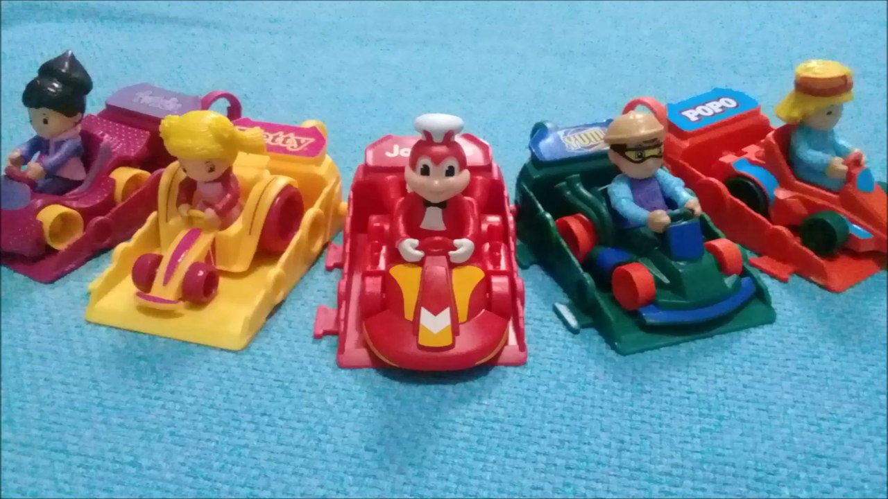 2018 Jollibee Jolly Racers - Jolly Kiddie Meal Toys (complete set) | fastfoodTOYcollection
