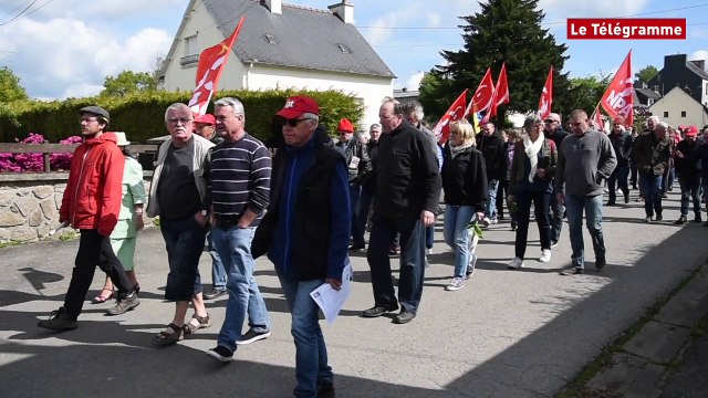 Carhaix. 110 personnes mobilisées pour le 1er-Mai