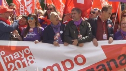Manifestación del Primero de Mayo en Madrid