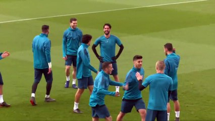Isco and his magic by touching - Training before Bayern Munich 01/05/2018