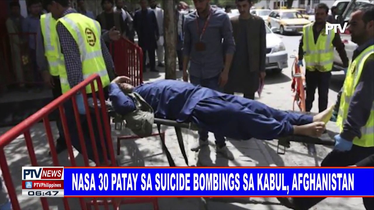 GLOBALITA: Nasa 30 patay sa suicide bombing sa Kabul, Afghanistan; 19 babaeng Russian, hinatulan ng life imprisonment; 'Jailhouse Rock Class' sa California, USA