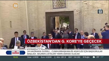 Özbekistan'dan Güney Kore'ye geçecek