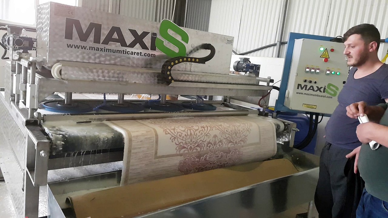 otomatik halı yıkama makinası,halı sıkma makinası maxis