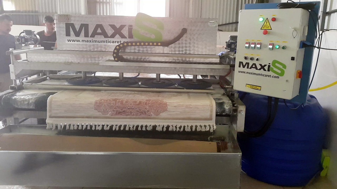 otomatik halı yıkama makinası,halı sıkma makinası maxis