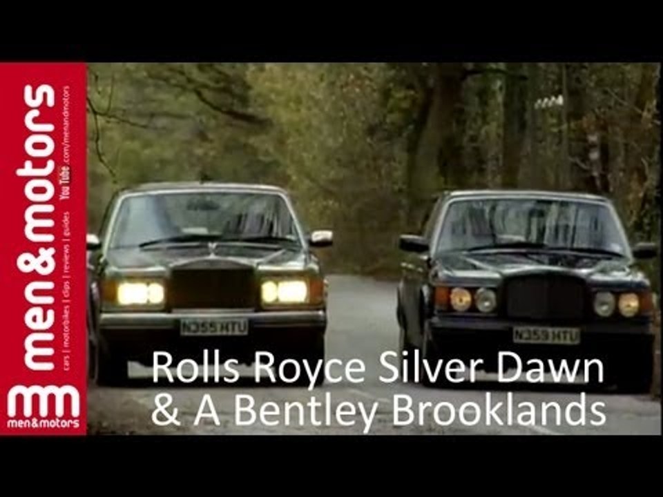 Classic Rolls Royce Silver Dawn and a Bentley Brooklands