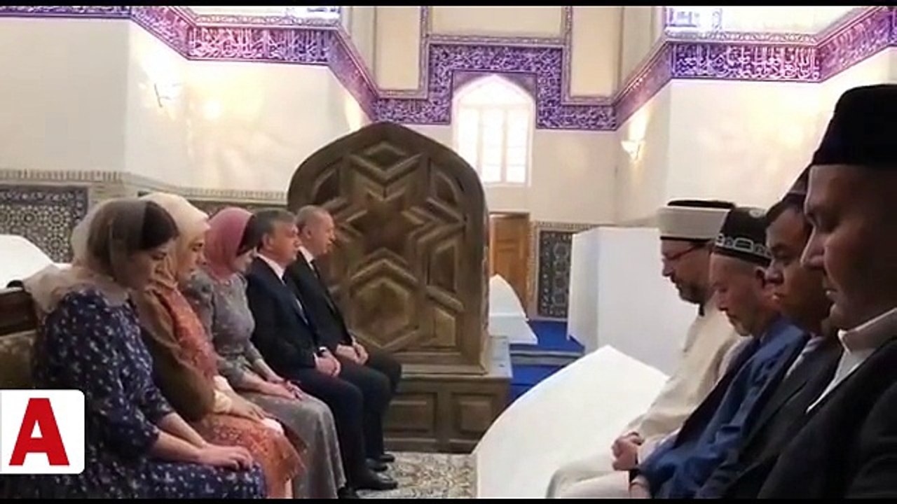 Cumhurbaşkanı Erdoğan Mir-i Arab Medresesi�nde İnfitar Suresi�ni okudu