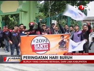 Perigatan Hari Buruh 2018  di Berbagai Wilayah di Indonesia