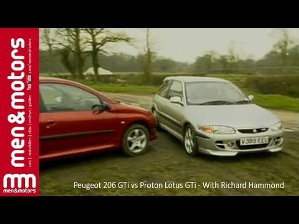 Peugeot 206 GTi vs Proton Lotus GTi - With Richard Hammond