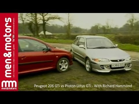 Peugeot 206 GTi vs Proton Lotus GTi - With Richard Hammond