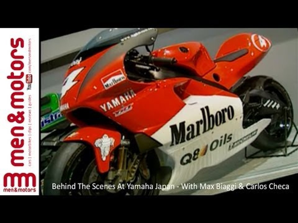 Behind The Scenes At Yamaha Japan - With Max Biaggi & Carlos Checa