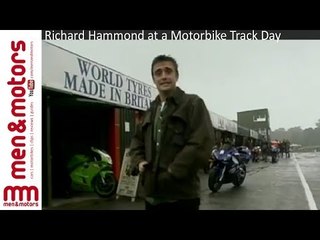 Richard Hammond at a Motorbike Track Day