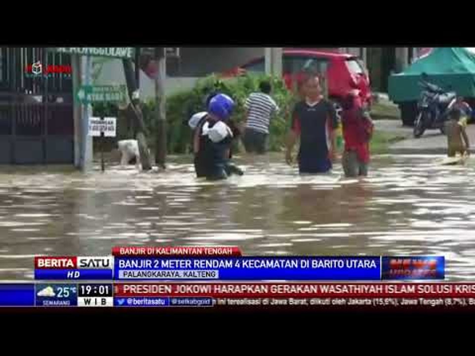 Banjir di Barito Utara Belum Surut, Warga Mulai Terserang Penyakit
