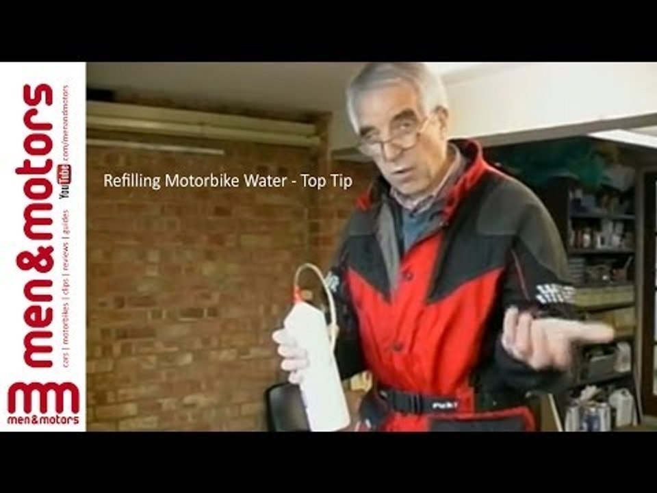 Refilling Motorbike Water - Top Tip