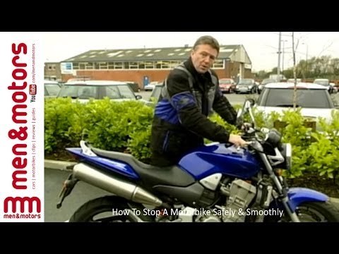 How To Stop A Motorbike Safely & Smoothly