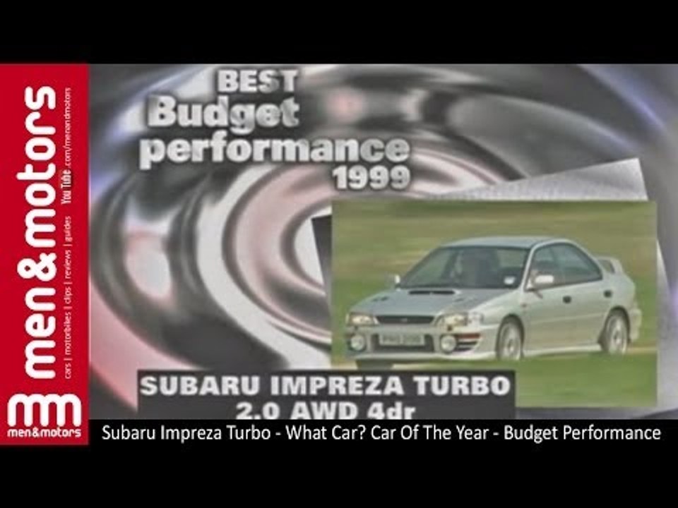 Subaru Impreza Turbo - What Car? Car Of The Year - Budget Performance Award (1999)