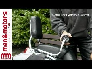 Custom Fitted Motorcycle Backrest