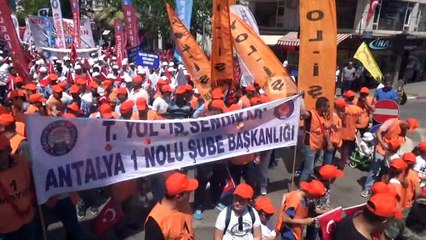 Antalya’da 1 Mayıs Emek ve Dayanışma Günü