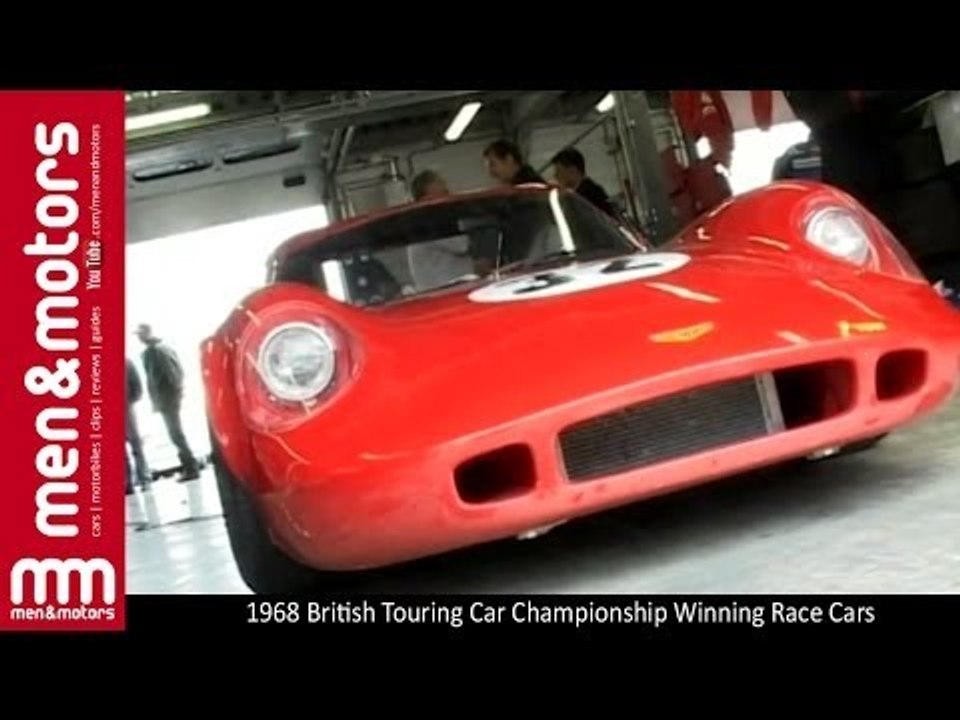 1968 British Touring Car Championship Winning Race Cars