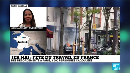 1er-Mai à Paris : "Le cortège a dégénéré près de la gare d''Austerlitz"