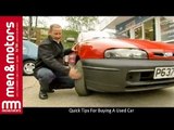 Quick Tips For Buying A Used Car - Exterior