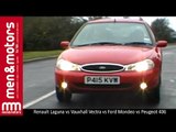 Estate Comparison: Renault Laguna vs Vauxhall Vectra vs Ford Mondeo vs Peugeot 406