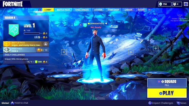 FORTNITE BATTLE ROYALE - SEASON 4 BATTLE PASS (ALL SKINS/EMOTES)