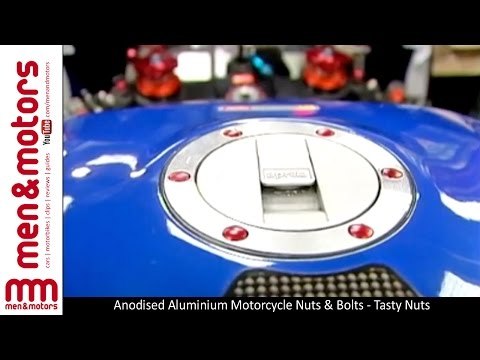 Anodised Aluminium Motorcycle Nuts & Bolts - Tasty Nuts